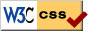 W3C CSS 検証サービスのバナー